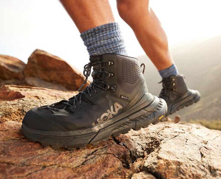 Hoka One One Mens Hiking Boots - TenNine Hike GORE-TEX - Black - EBWV41637